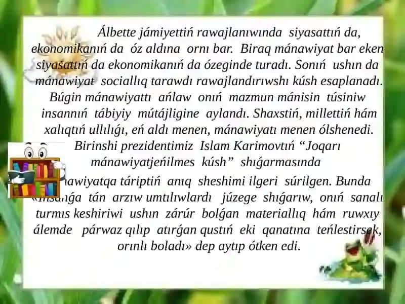 KITAPQUMARLÍQ HAQQÍNDA MAǴLÍWMAT. 3