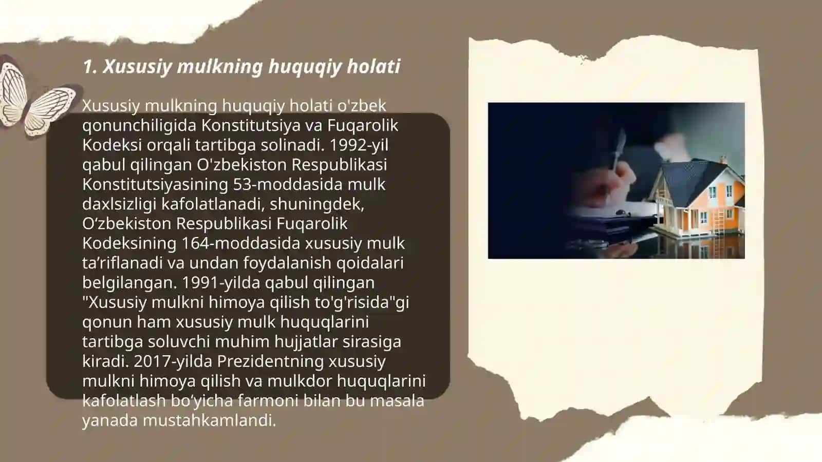 Xususiy va ommaviy mulk huquqi 3