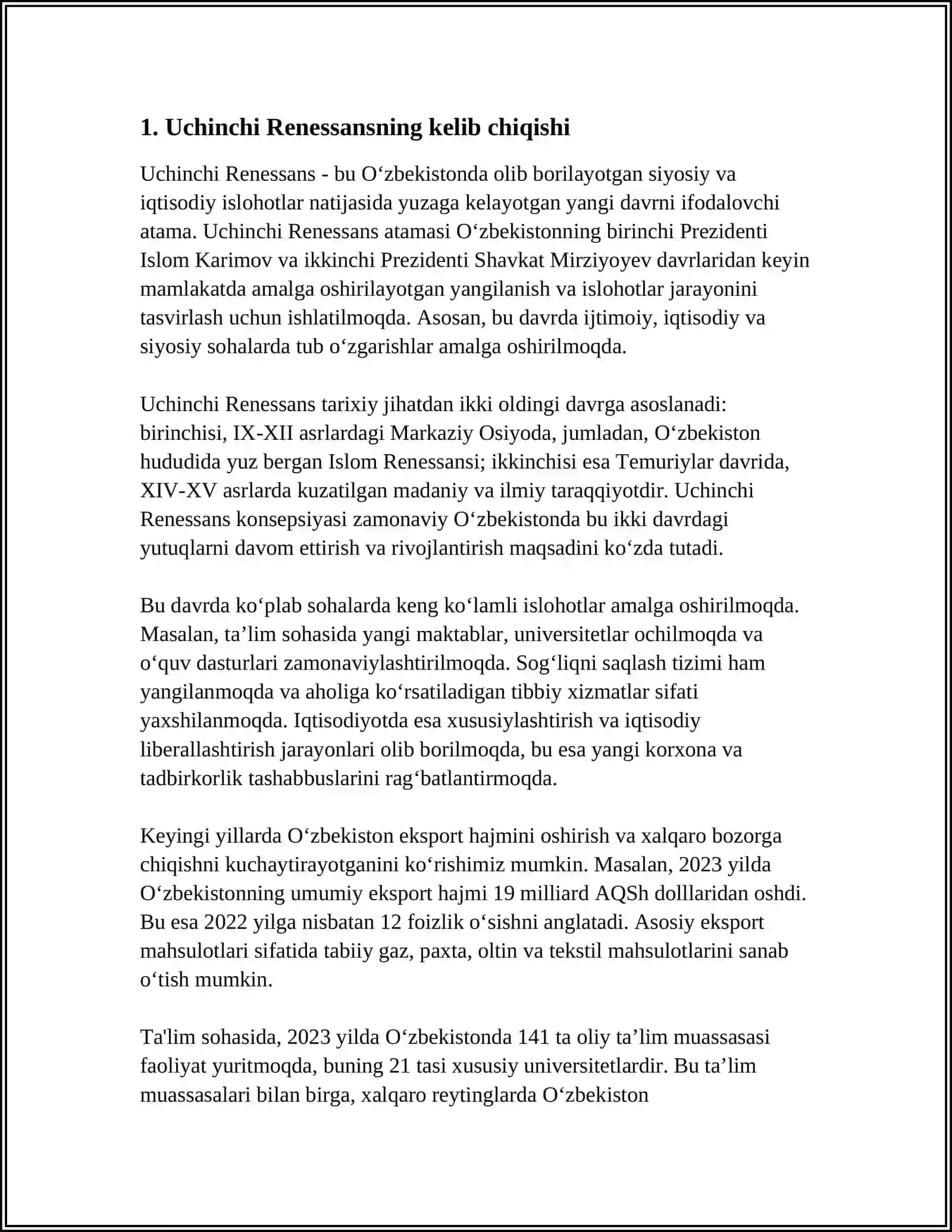 UCHINCHI RENESSANS TUSHUNCHALARI 3