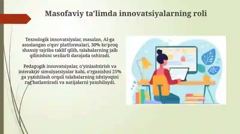 Masofaviy ta'limda innovatsiyalarning roli 3