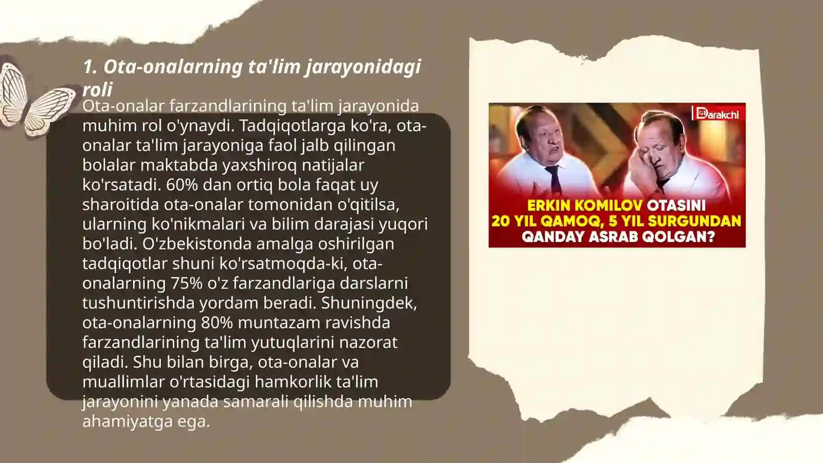 Ilk Qadam dasturida ota onalar bilan hamkorlik ishlari 3
