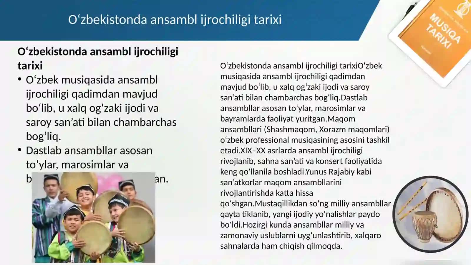 O'zbekistondagi mashhur milliy cholg'u ansambllari 3