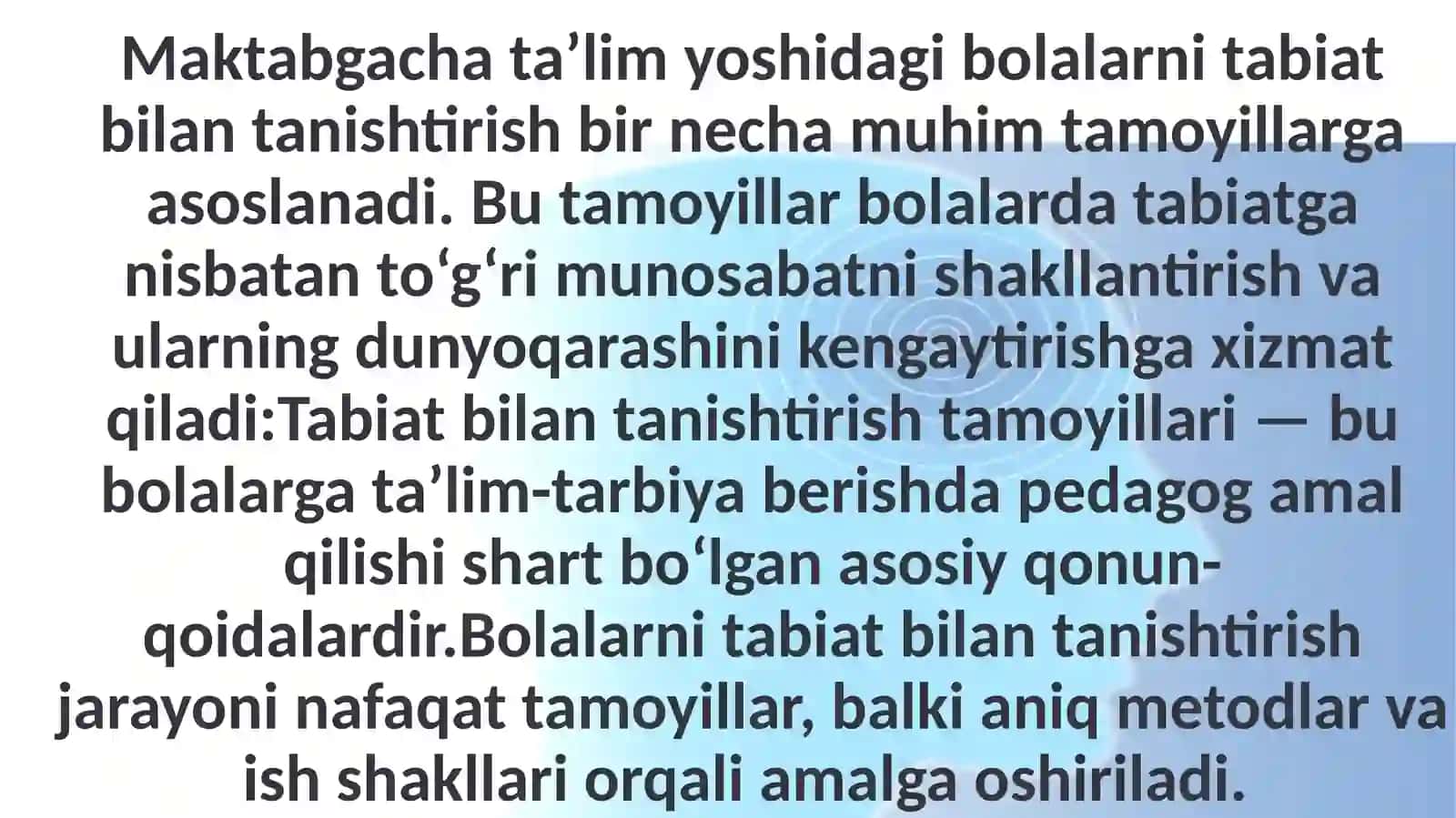 Tabiat bilan tanishtirish tamoyillari 3