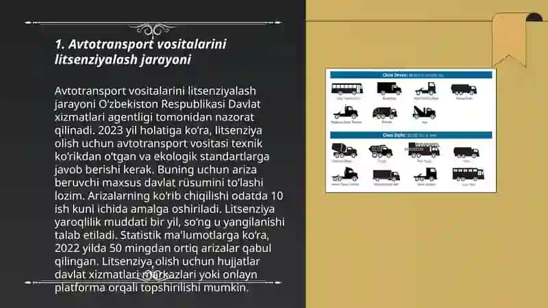 Avtotransport vositalarini litsenziyalash 3