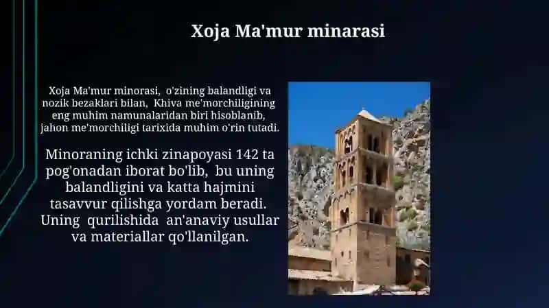 Xoja Ma'mur minorasi 3