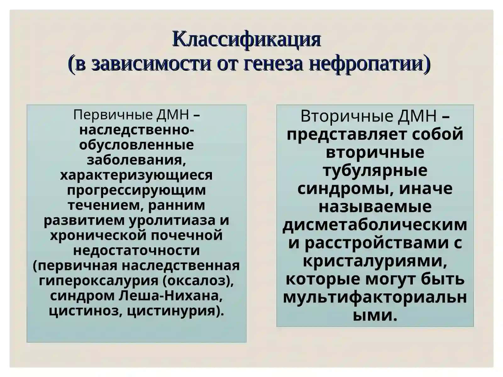 Дисметаболические нефропатии в детей 3