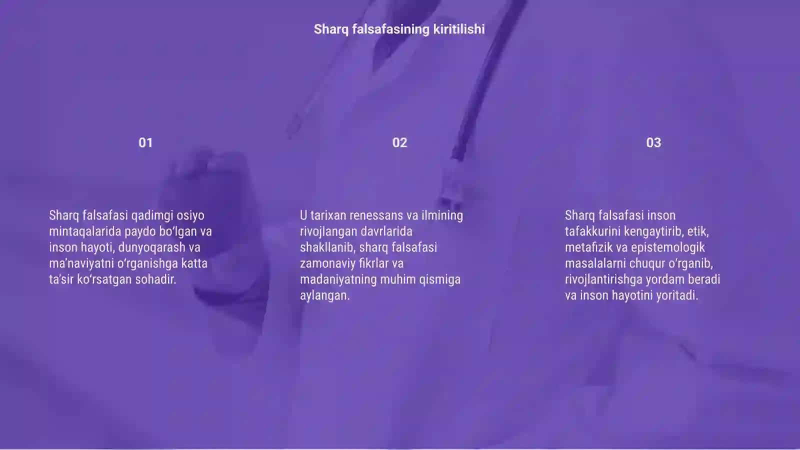 Sharq falsafasi 3