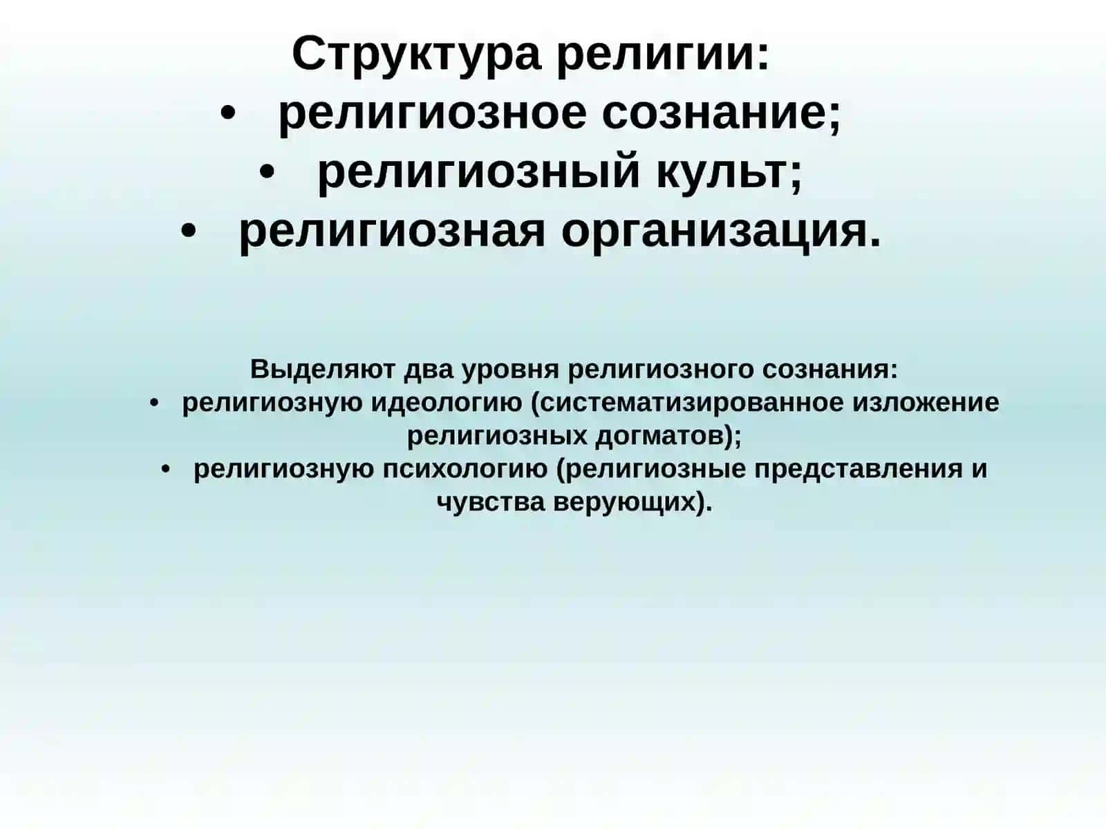 МЕСТО РЕЛИГИИ В ОБЩЕСТВЕННОЙ ЖИЗНИ 3
