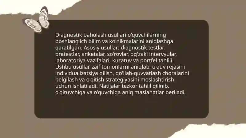 Diagnostik baholash usullari 3