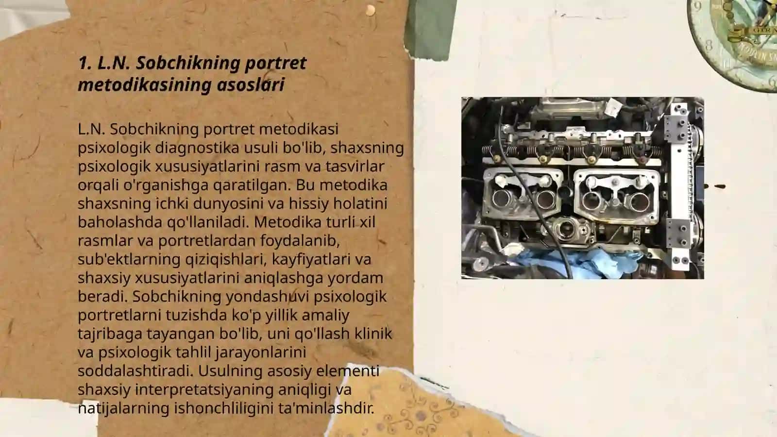 L.N Sobchikning portretlarini tanlash metodikasi 3