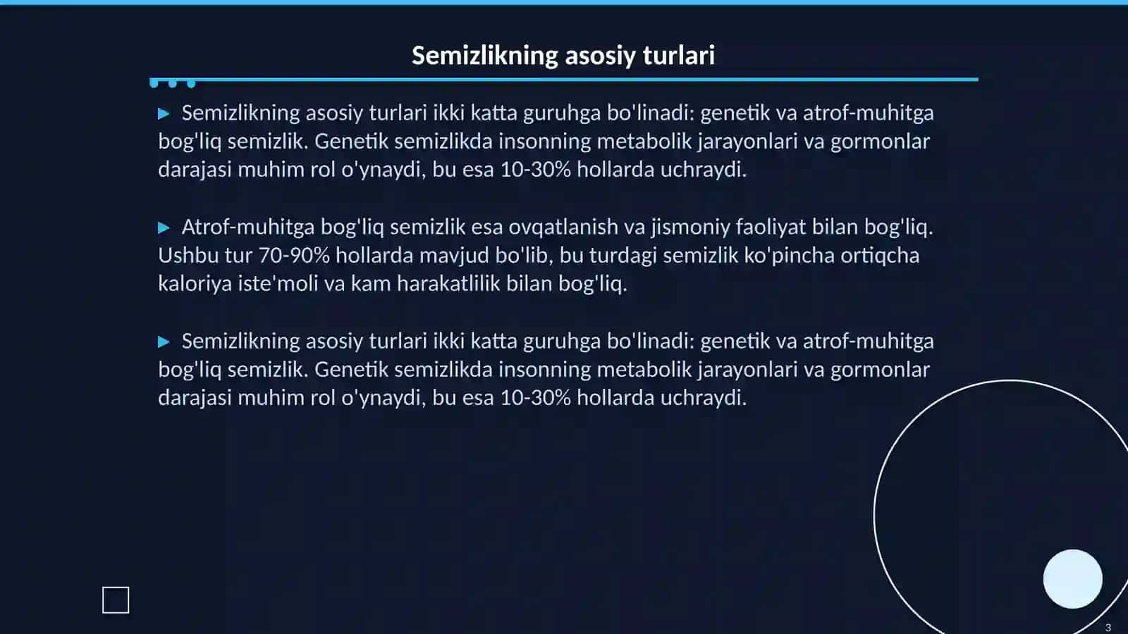 Semizlikda reabilitatsiya metodikasi 3