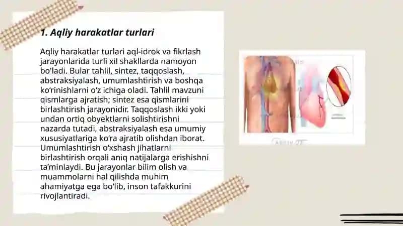 Aqliy va ichki harakatlar 3