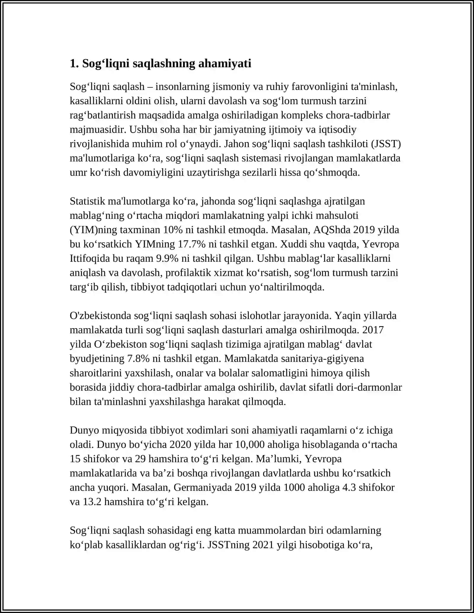 INSON SALOMATLIGI 3