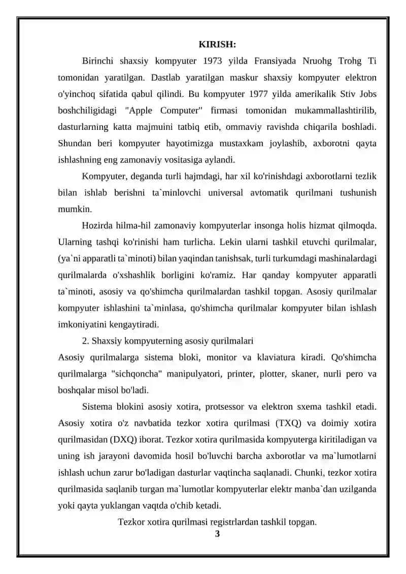 QÕSHIMCHA QURILMALARNING ASOSIY XUSUSIYATLARI, TURLARI VA VAZIFALARI 3