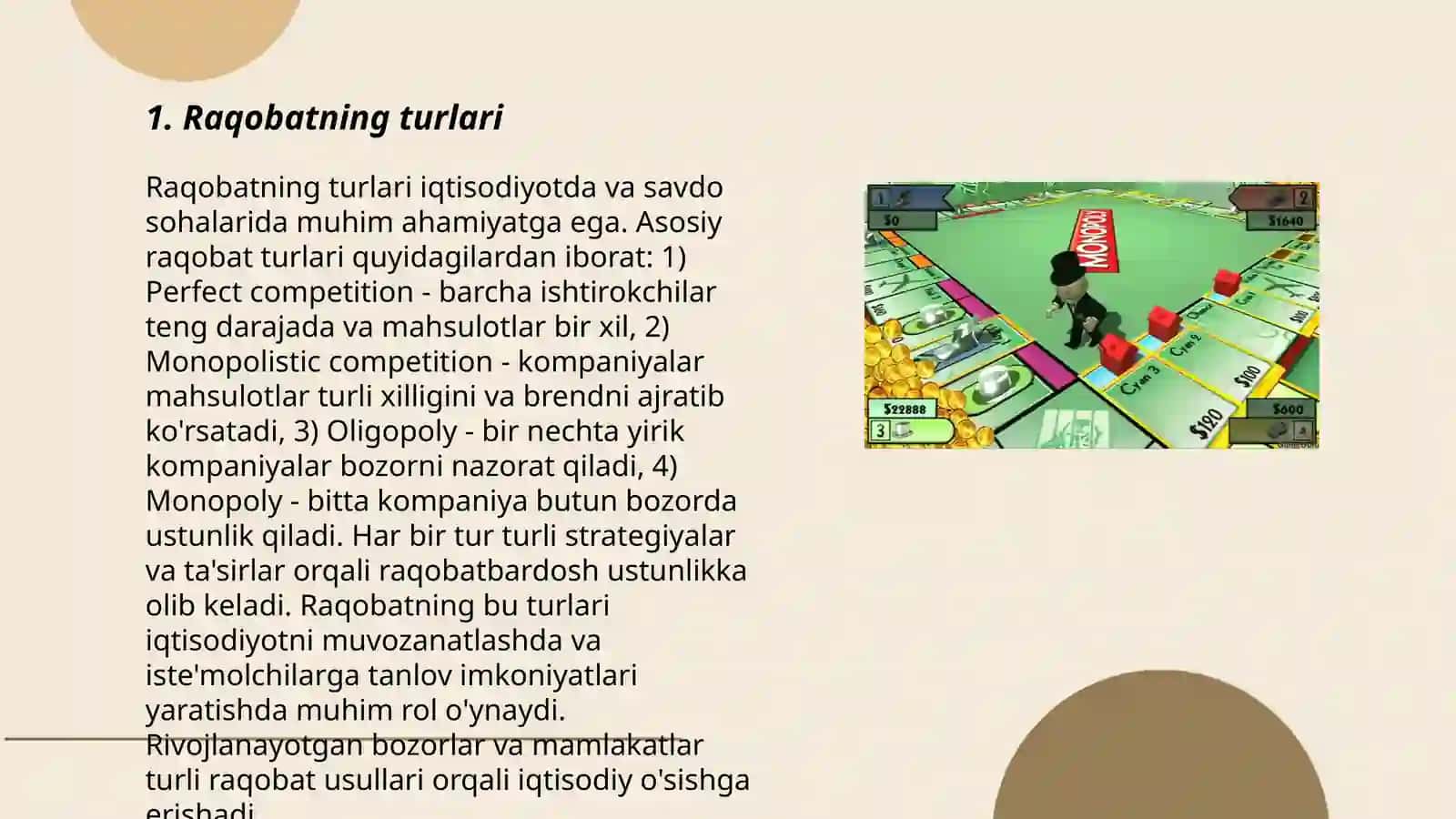 Raqobat va monopoliya 3