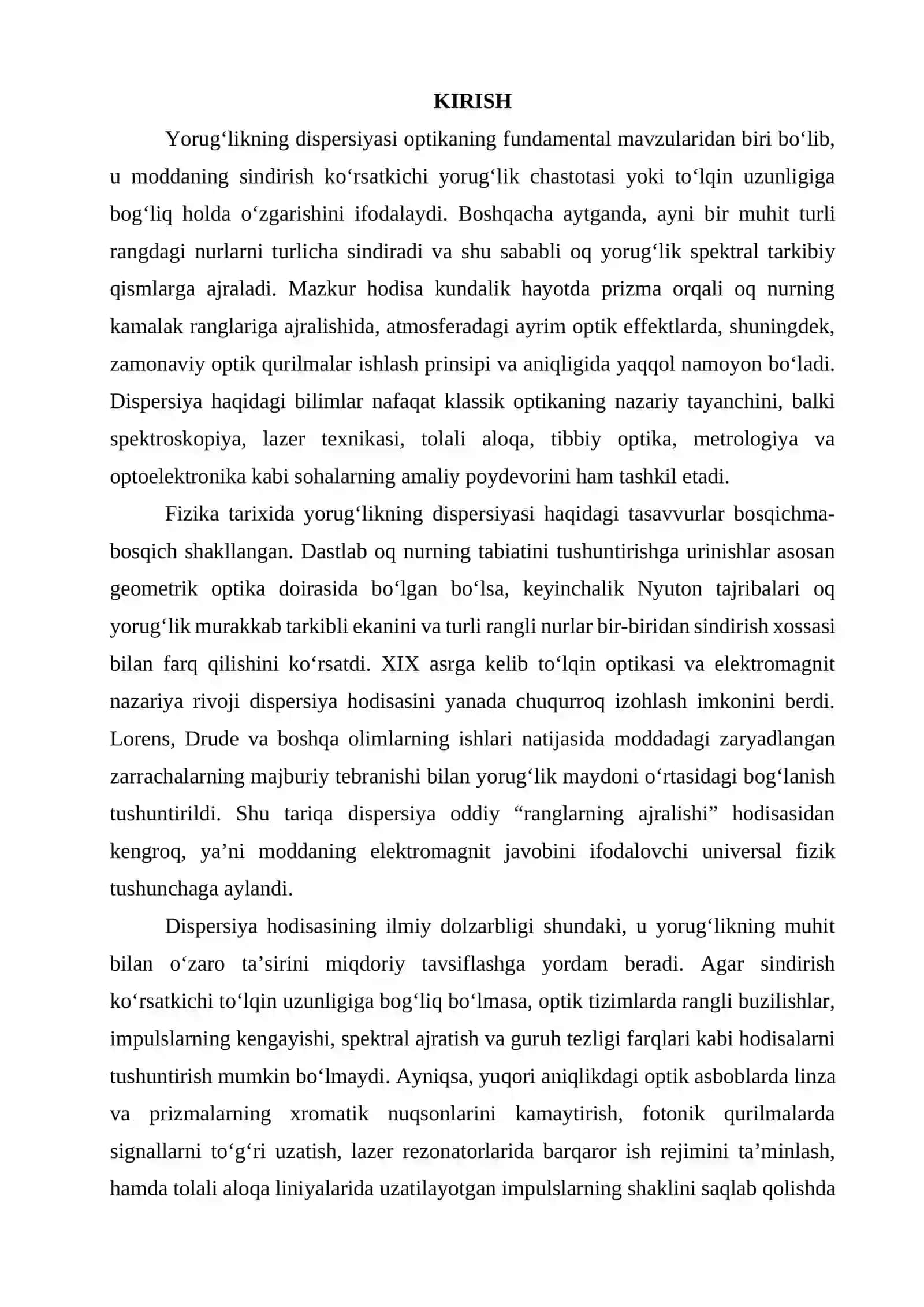 Yorug‘likning dispersiyasi 3