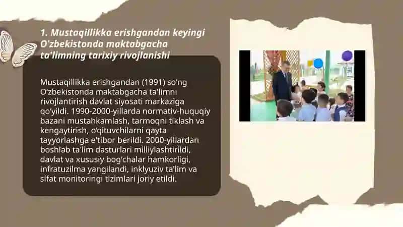 Ilk maktabgacha ta'lim fanidan tayyorlagan taqdimoti 3