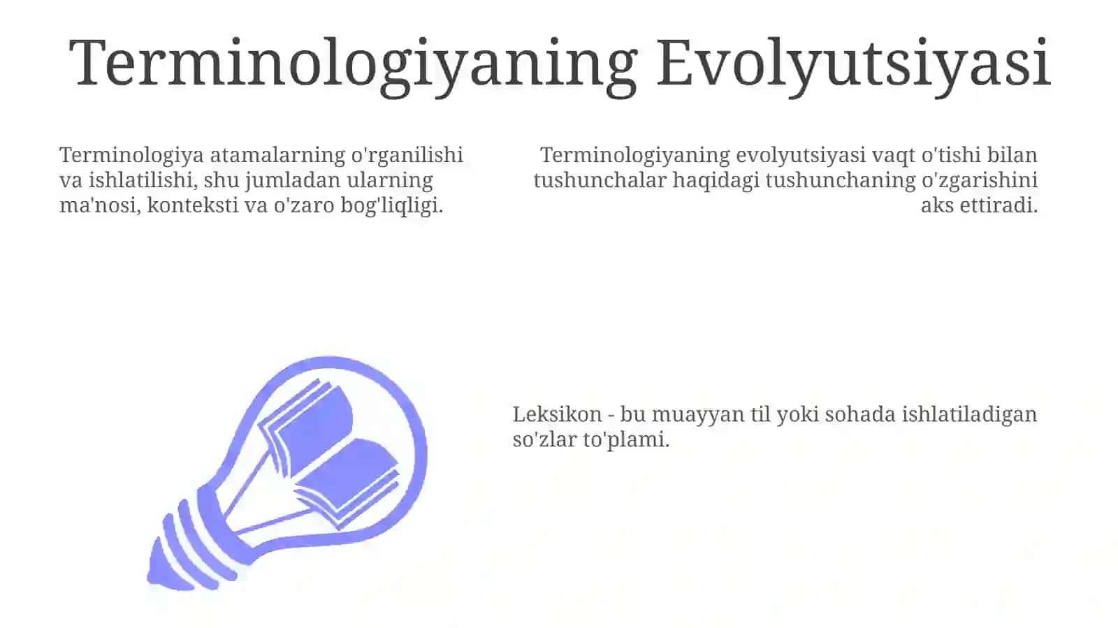 Terminologiya va leksika.terminlar mohiyati 3