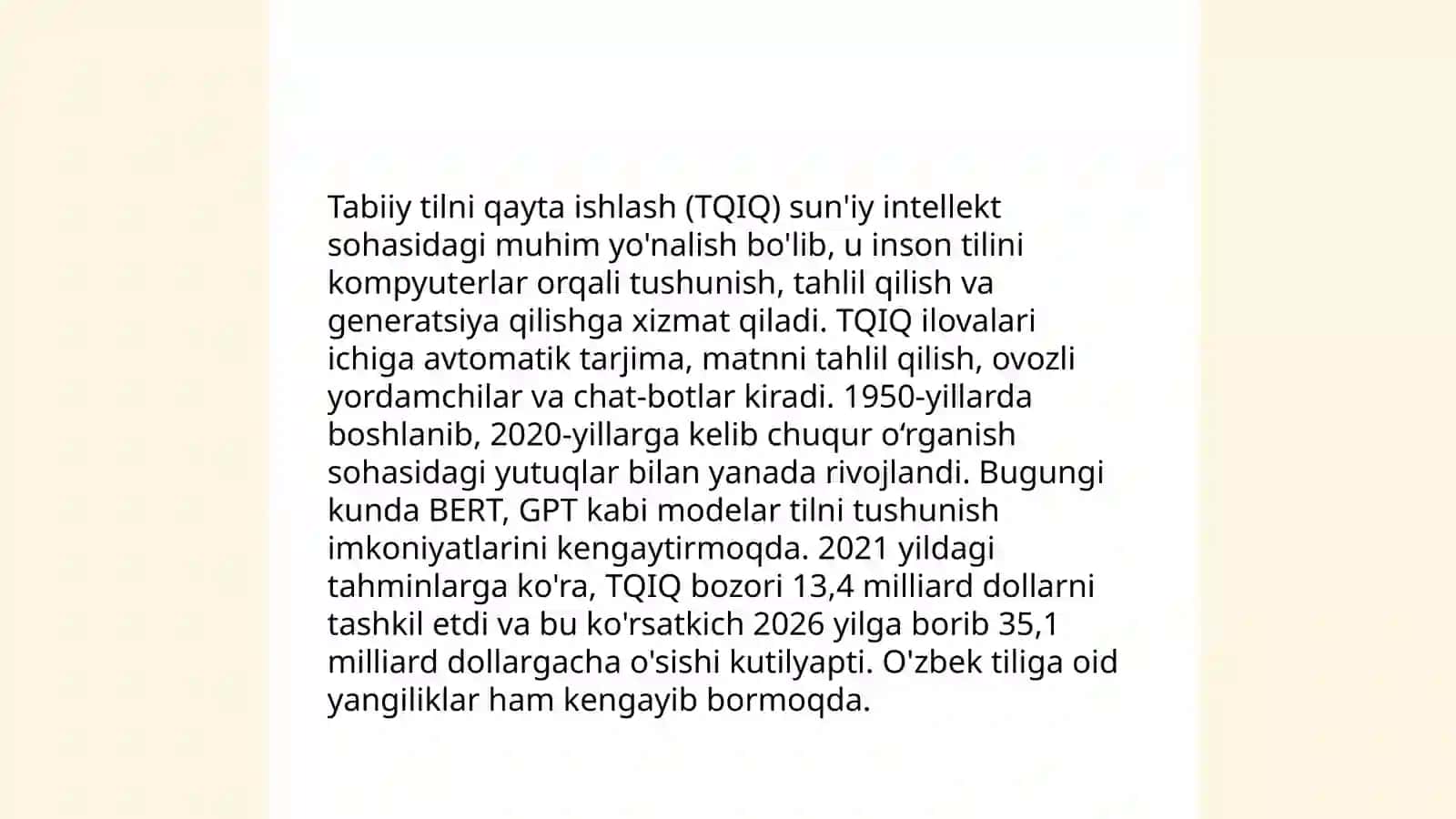 Kompyuter lingvistikasida modellashtirish 3