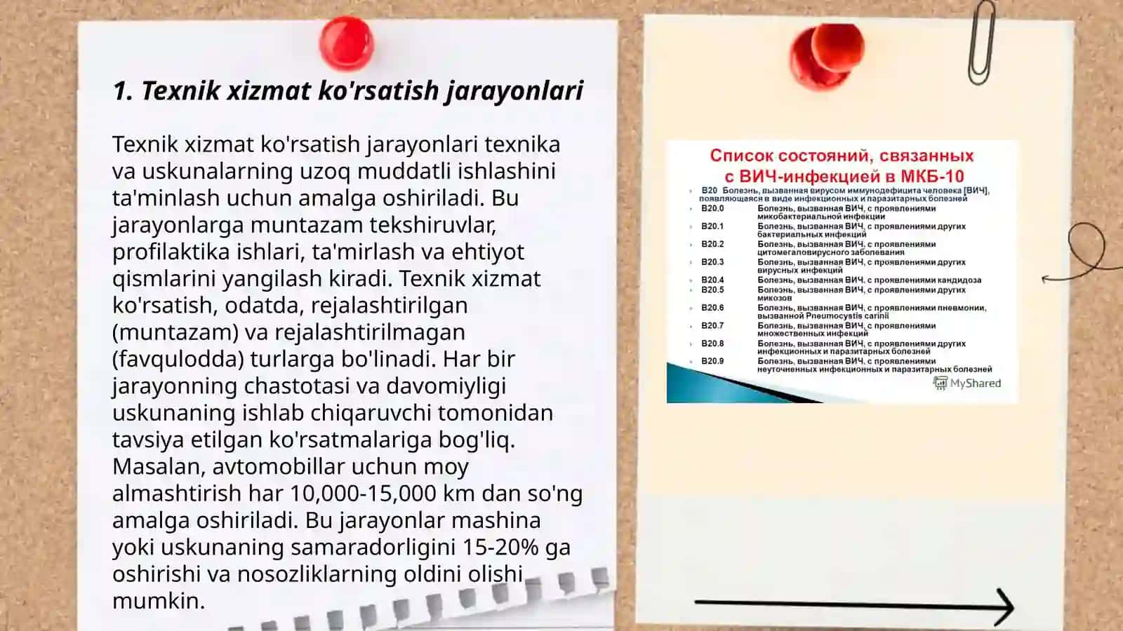 Texnik xizmat ko'rsatish jarayonlari 3