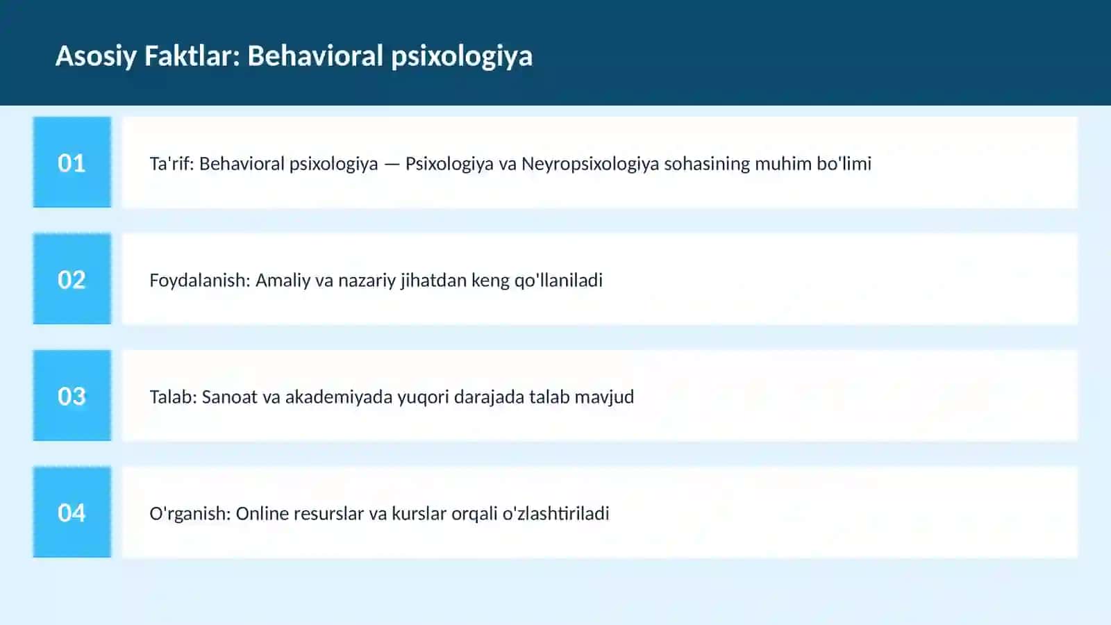 Behavioral psixologiya 3