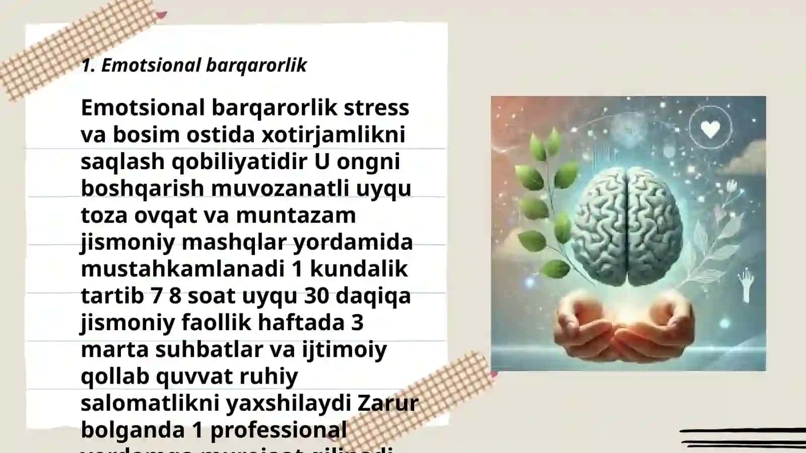 Psixalogik salomatlik mezonlari 3