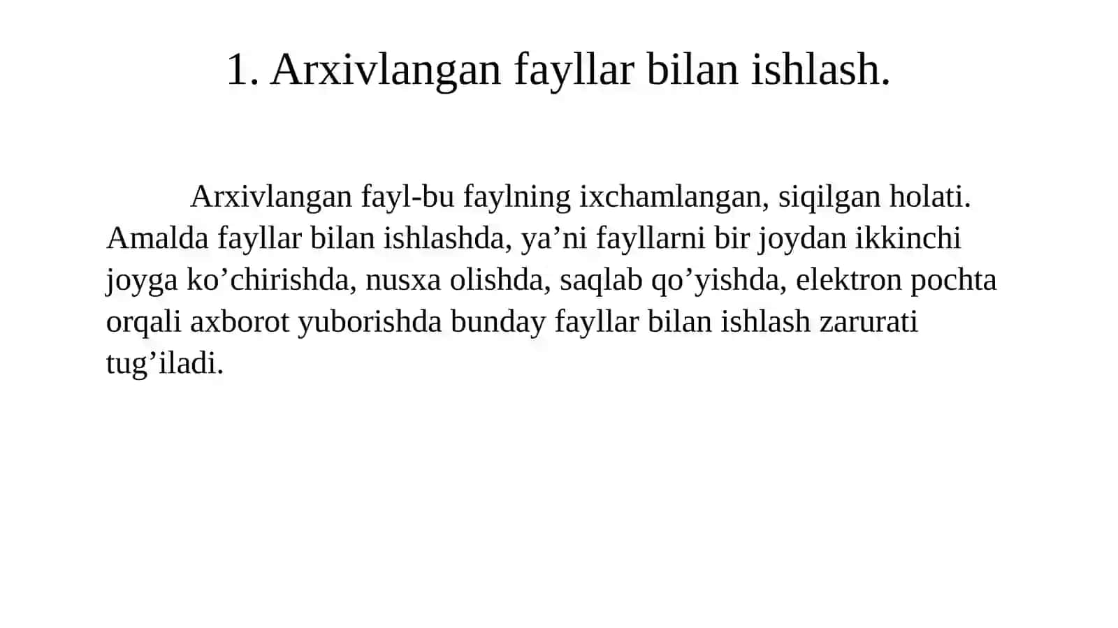 Arxivlashtirishdasturlari 3