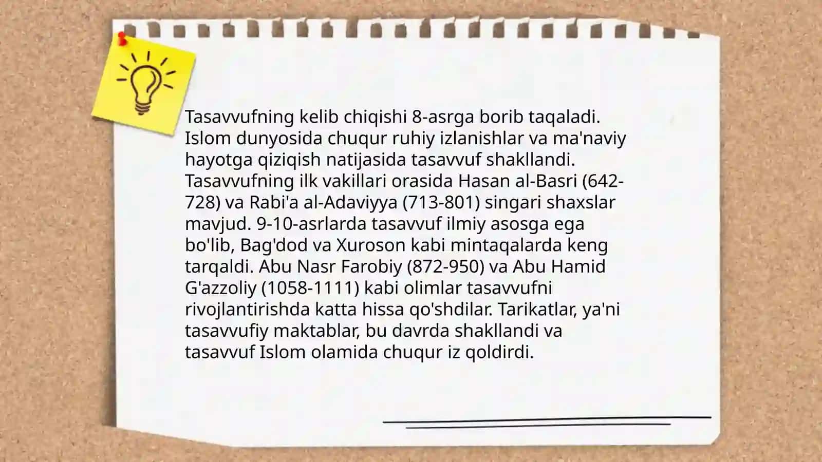 Tasavvuf gʻoyasi 3