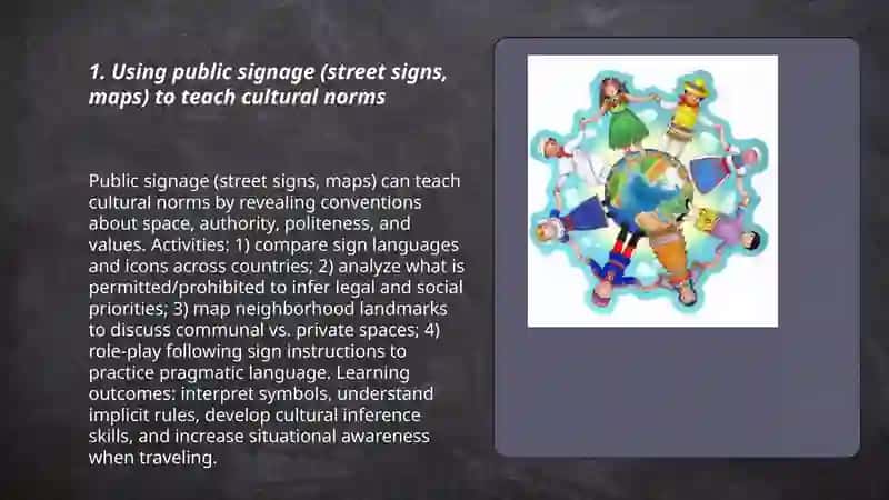 Materiais for teaching culture: signs 3