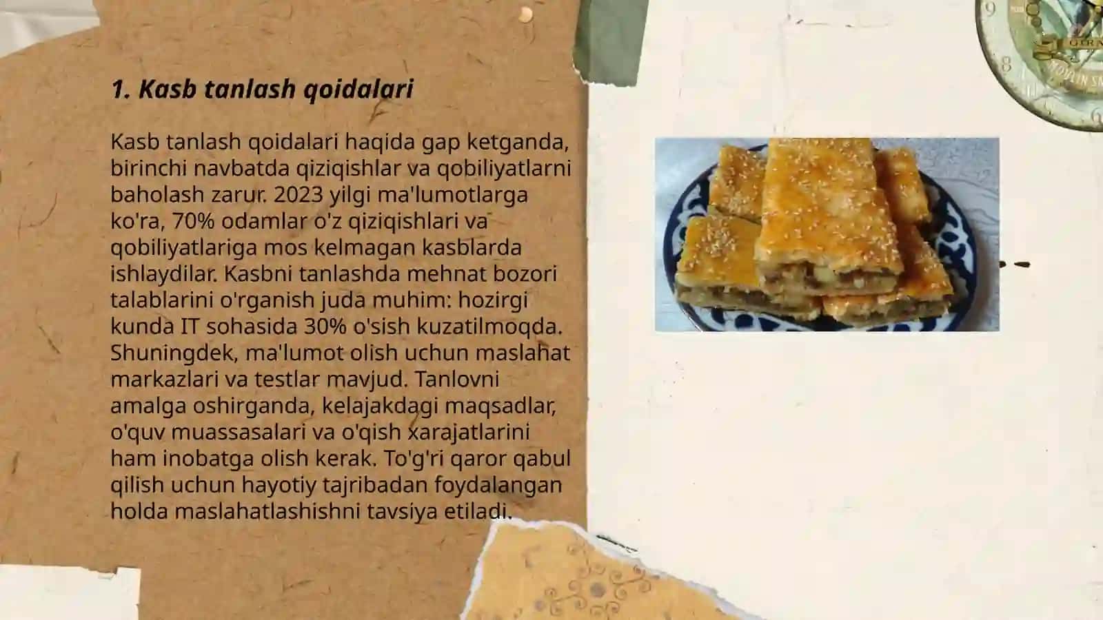 Kasbga tayyorlash 3