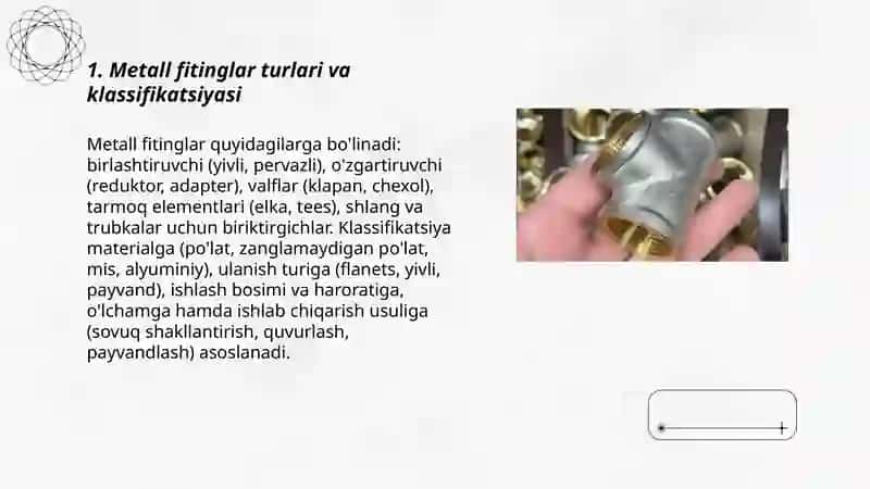 Metall Fitinglar 3