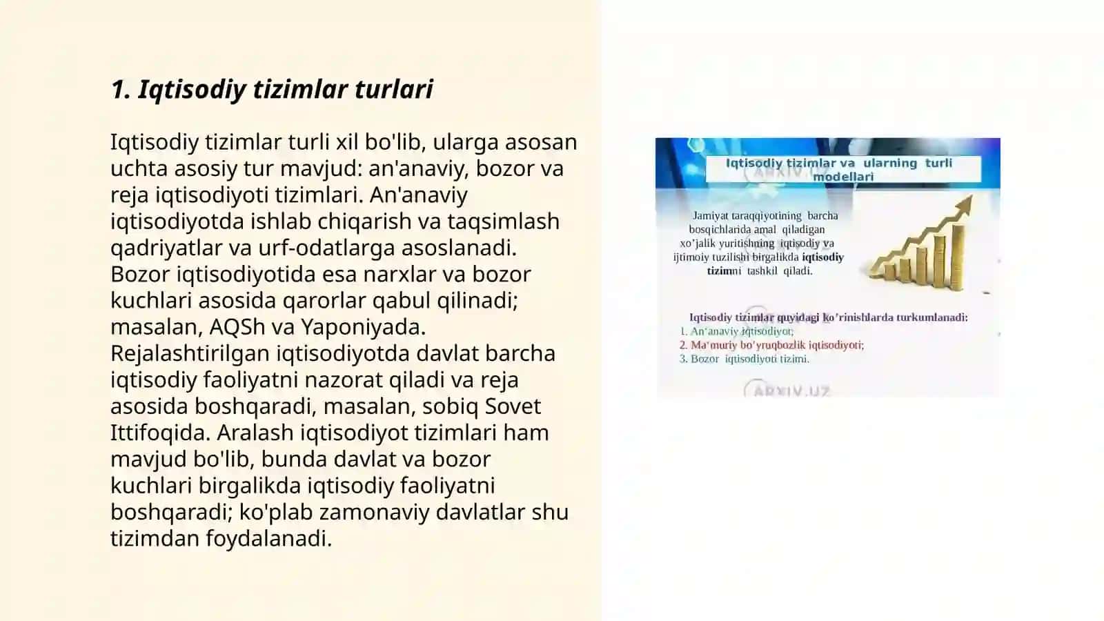 Iqtisodiy tizimlar va mulkchilik 3