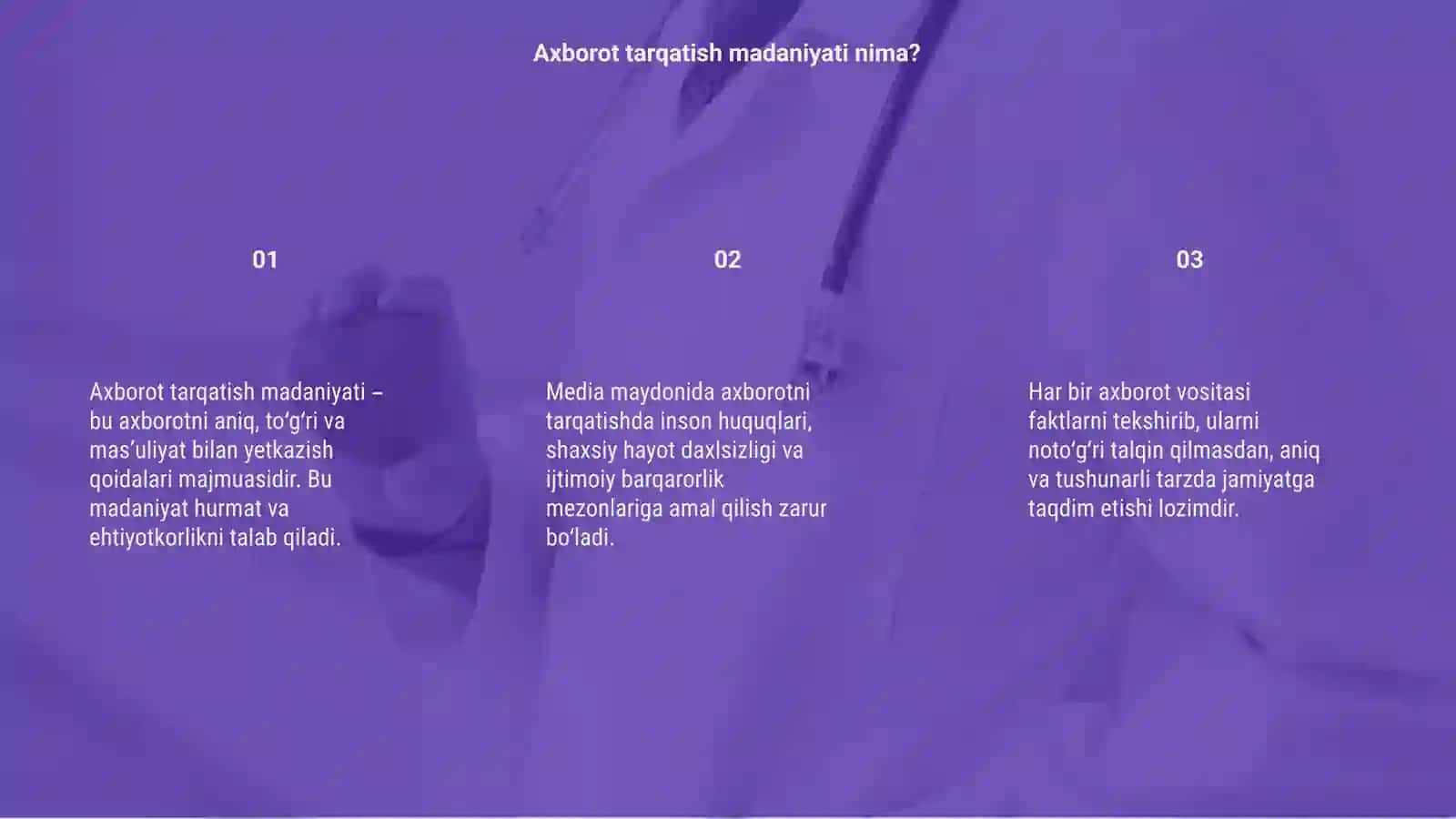 Axborot tarqatish madaniyati 3