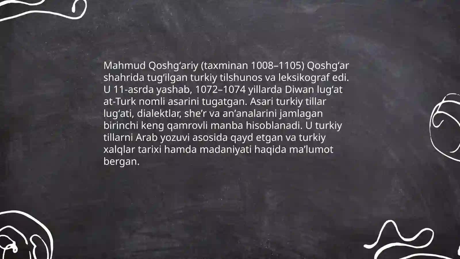 Mahmud Qoshgʻariy- tilshunos olim 3