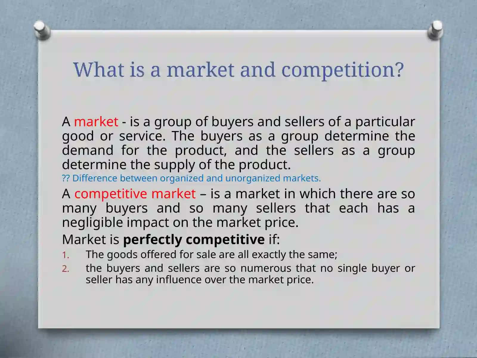 The Market forces of Supply and Demand 3