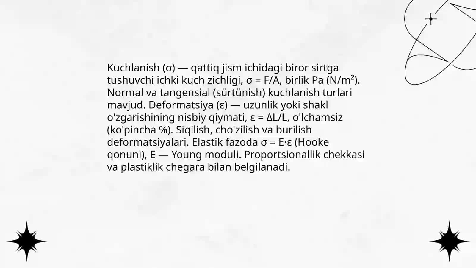 Qattiq jismlarning mexanik xossalari 3
