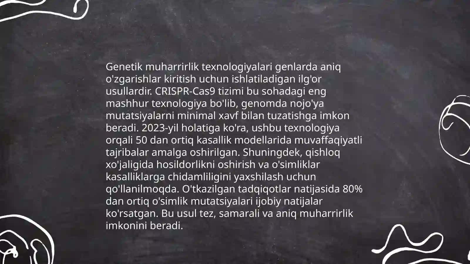 Genetikaning yangi yoʻnalishlari 3