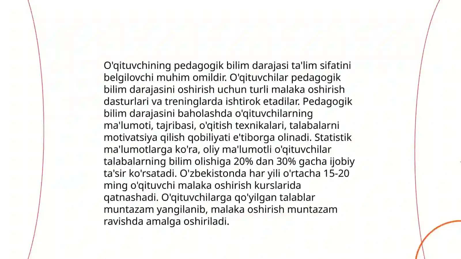 Pedagogik bilim darajasi 3
