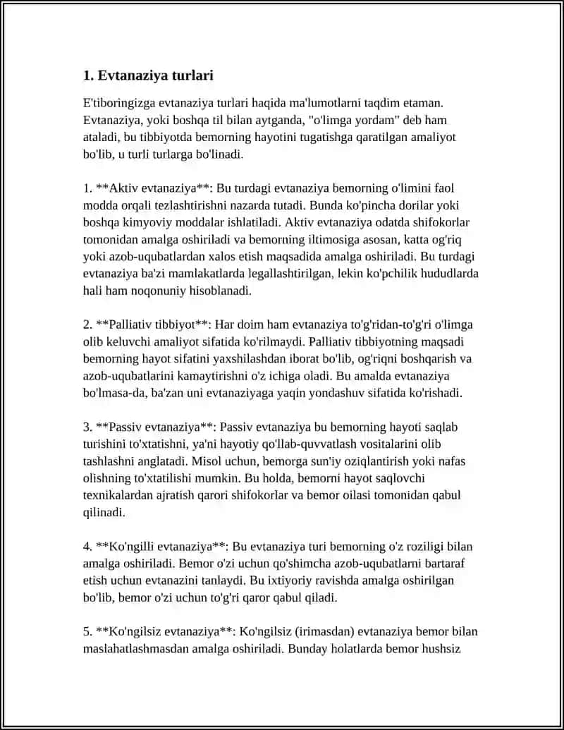 EVTANIZIYA MUAMMOLARI 3