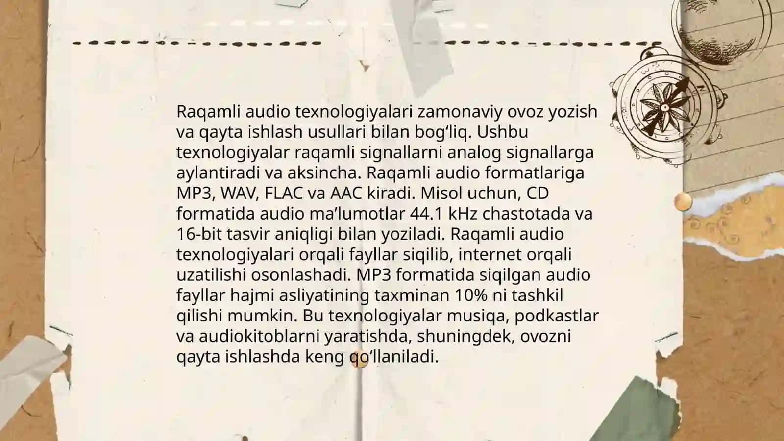 Raqamli audio texnologiyalari 3