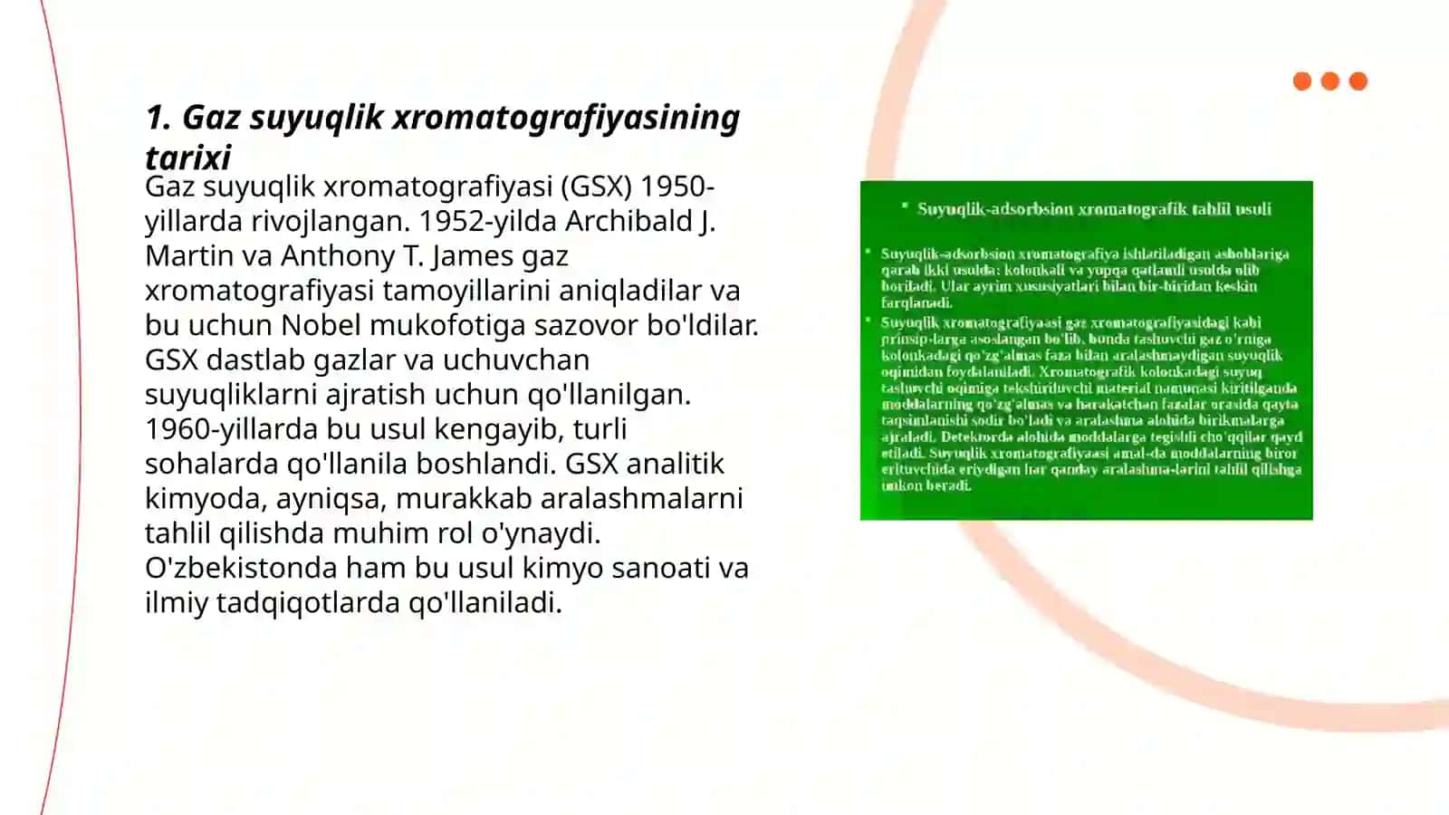 Gaz suyuqlik xromatografiyasi 3