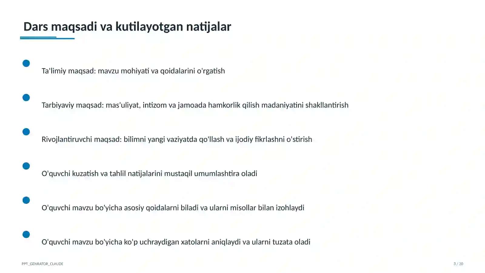 Tabaqalashtirilgan ta'lim: differensiatsiya 3