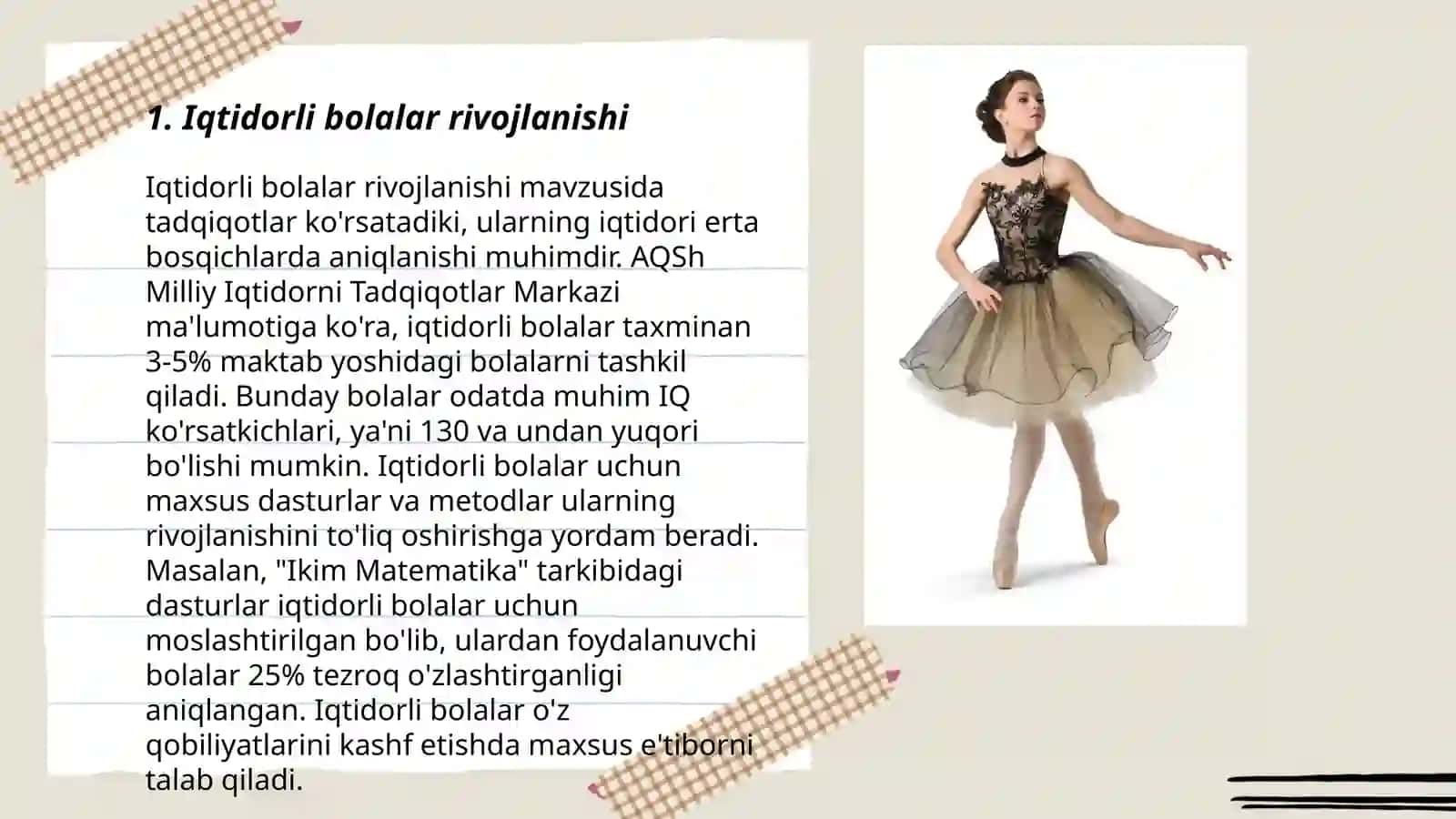 Iqtidorli bolalar rivojlanishi 3