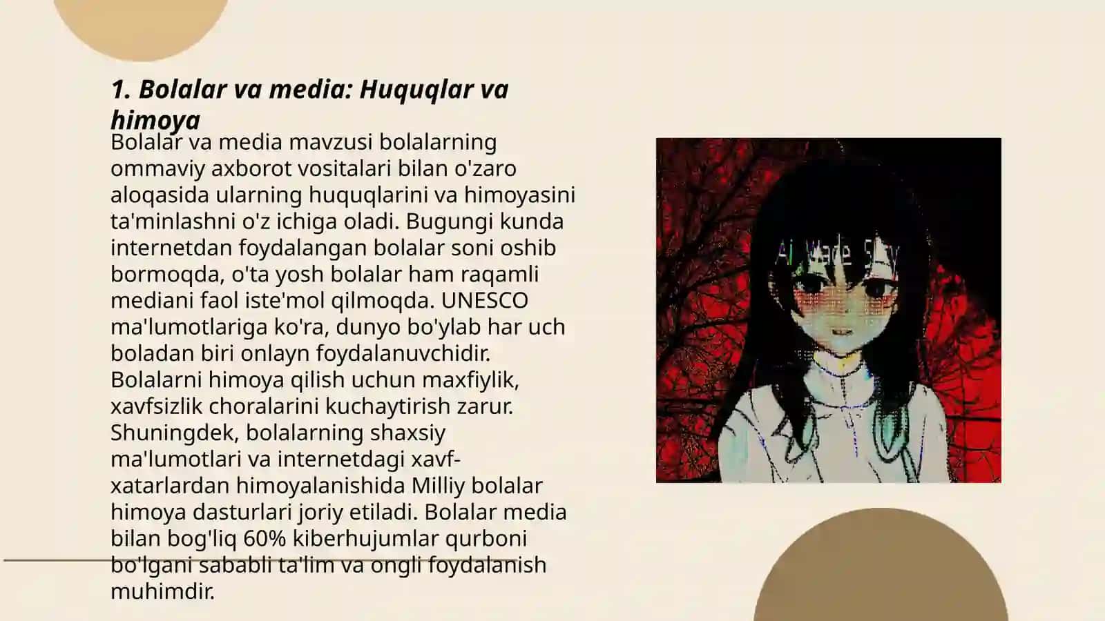 Bolalar va media: Huquqlar va himoya 3