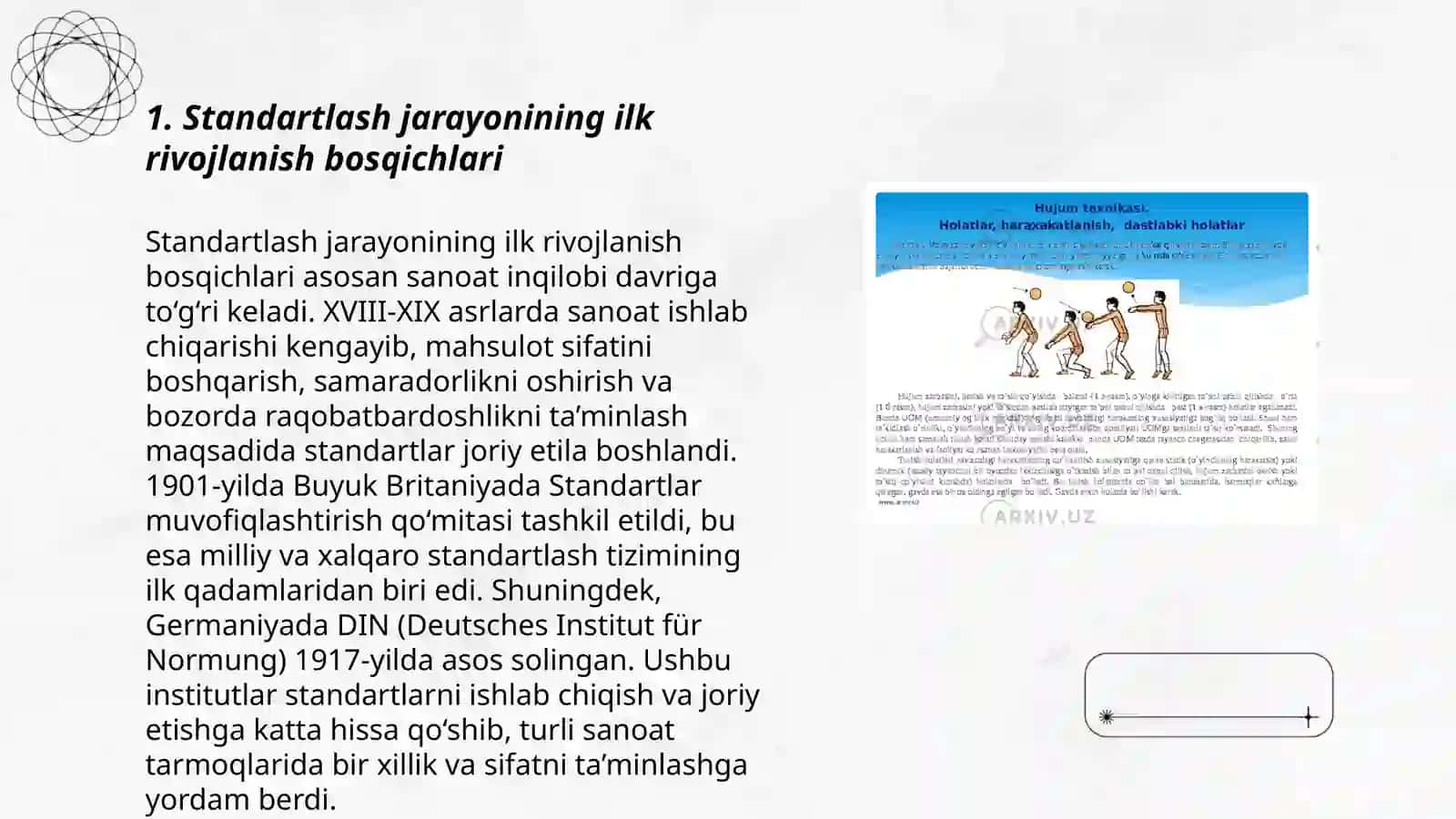 Standartlashtirishni qisqacha tarixi 3