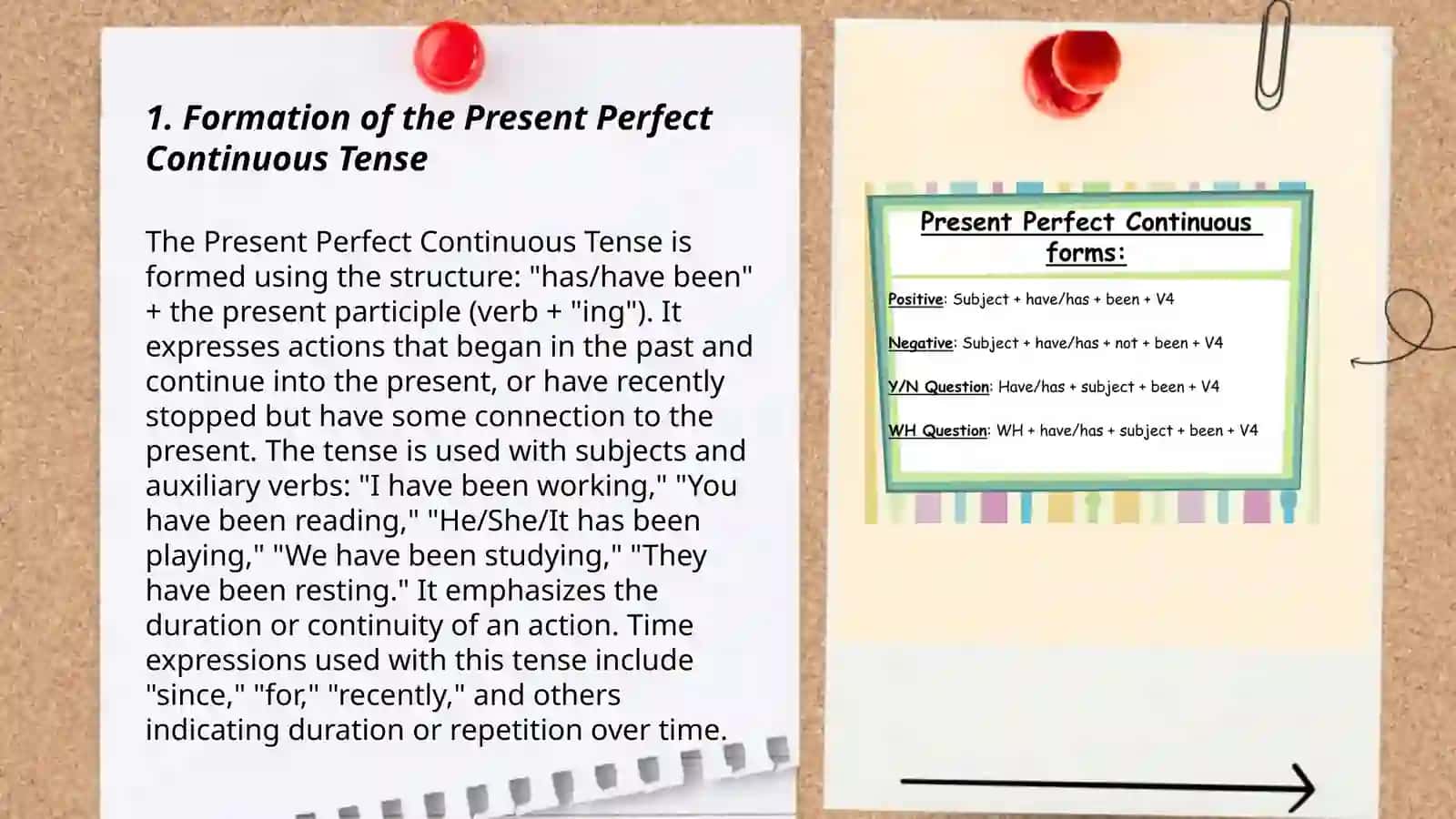 Present Perfect Continues 3