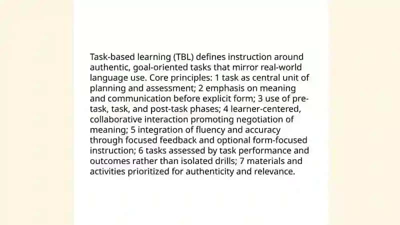 Understanding task-based learning 3