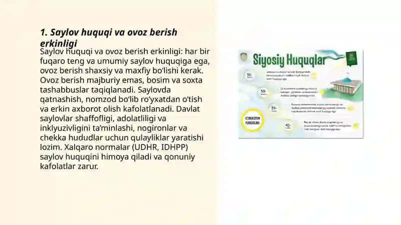Siyosiy Huquqlar 3