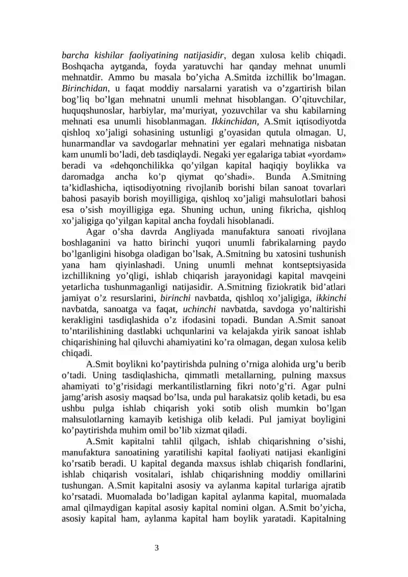 Klassik iqtisodiy maktabning rivojlanishi 3