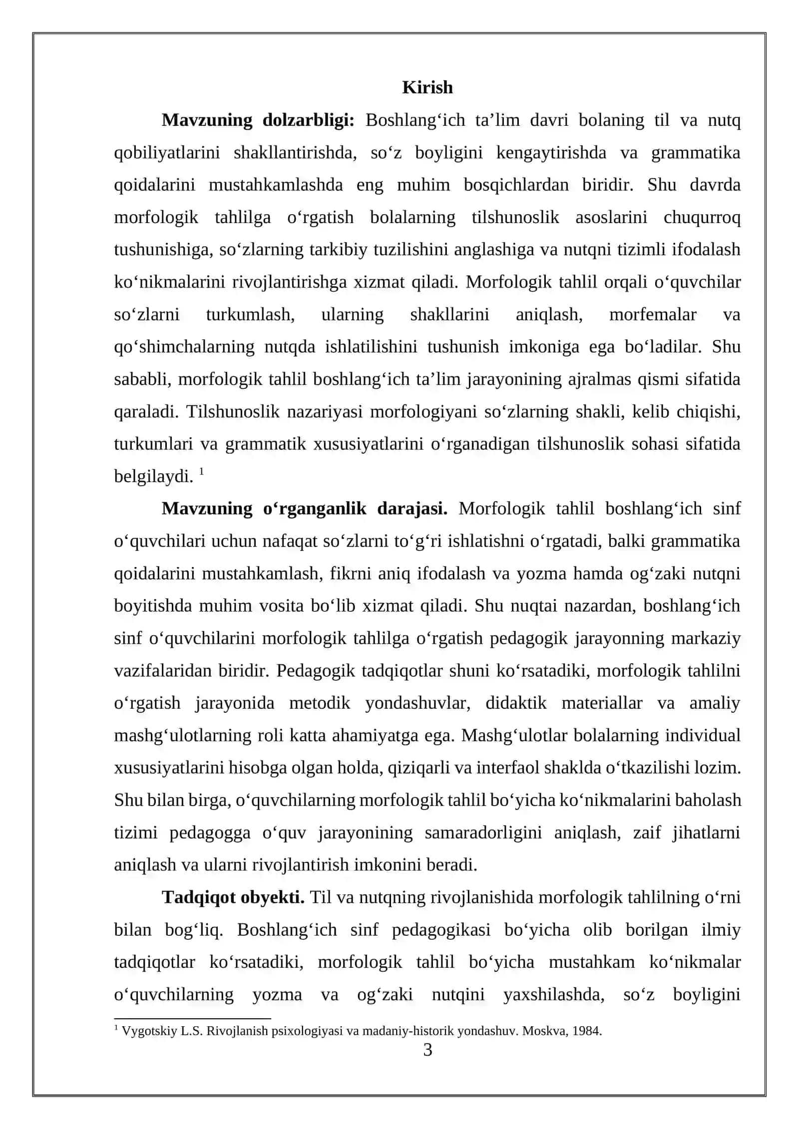 Boshlang’ich sinflarda morfologik tahlilni o’tkazish metodikasi 3